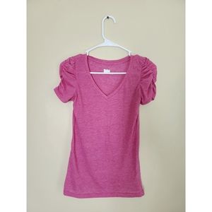 Ruched Sleeve Tee